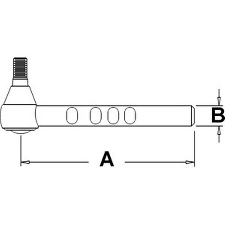 Front Drag Link End Fits Ford New Holland  5000 5100 6410